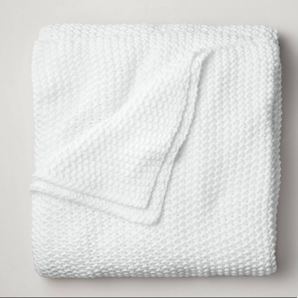 CASALUNA Chunky Knit Bed Blanket